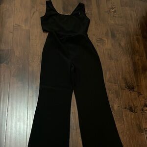 Elegant Black Wide Leg Jumpsuit
